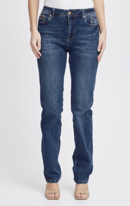 PZSandra HW Jeans Medium Straight Leg