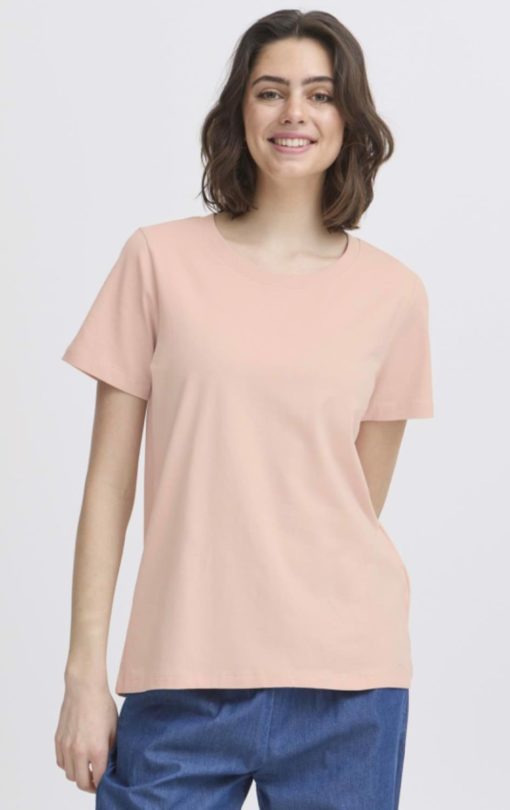 FRZashoulder 1 Tee - Rose Smoke