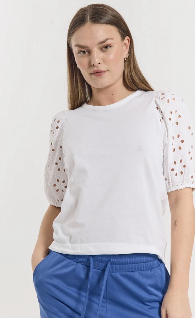 FQSKY -TEE - BRILLIANT WHITE