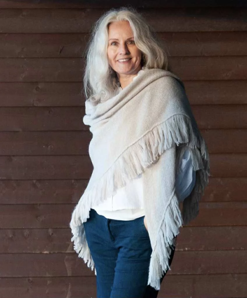 Rosenvinge ELLEN Strikket Sjal - Beige