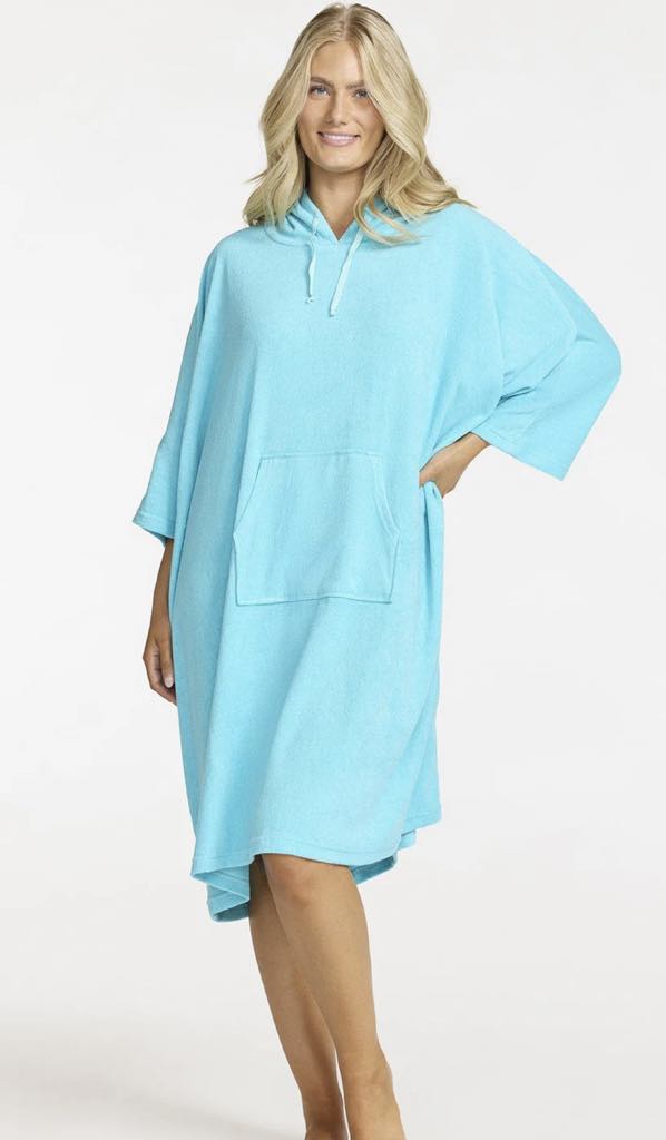 Damella Lysekil Poncho - Aqua