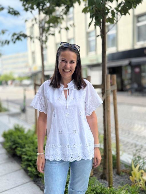 FQDiddi-Blouse - Brilliant White