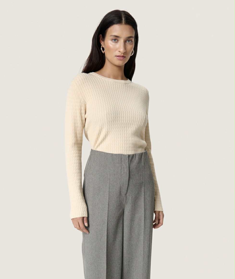 SLSpina Cable Pullover - Sandshell