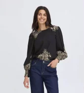 FRADARA BL 3 - Black Paisley