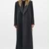 YunahIW Long Coat - Dark Grey