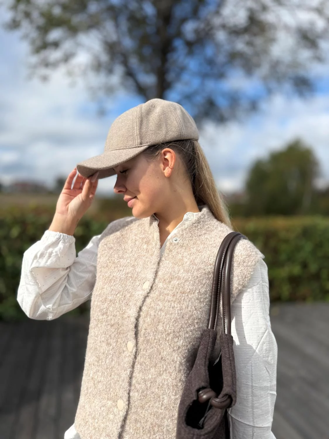 Day Woolen Cap - Brindle