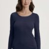 Calida True Confidence Top long sleeve - Evening Blue