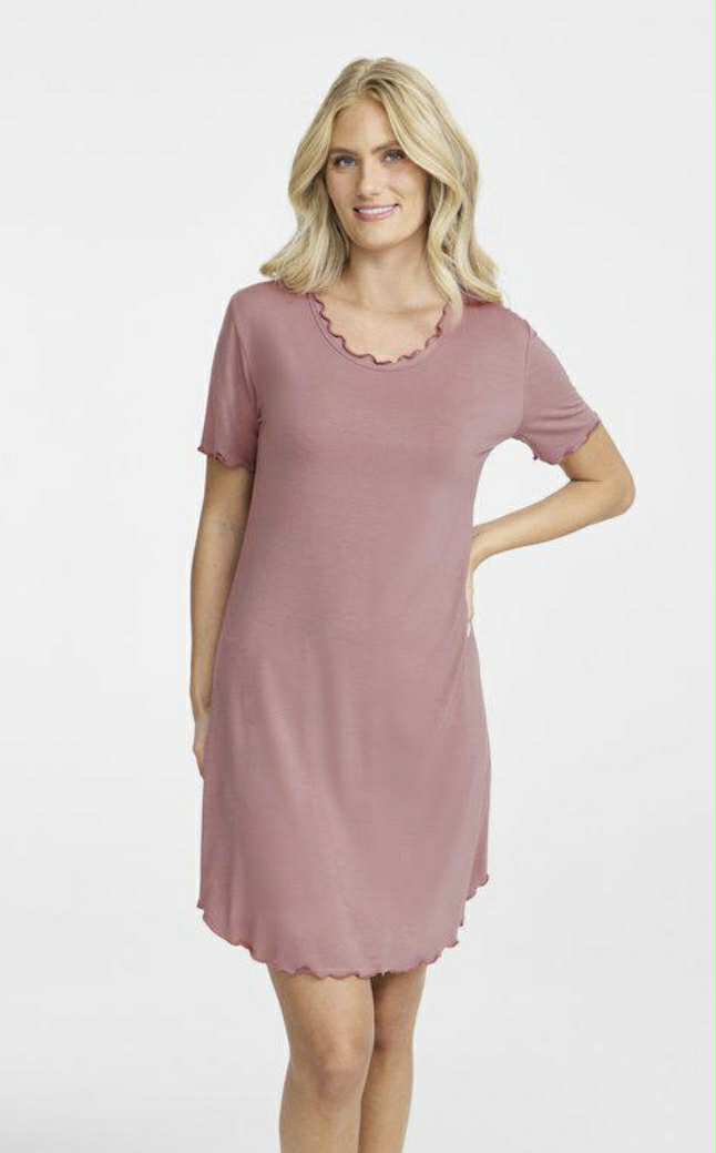 Damella Nattkjole 69501 Josefine - Rosewood