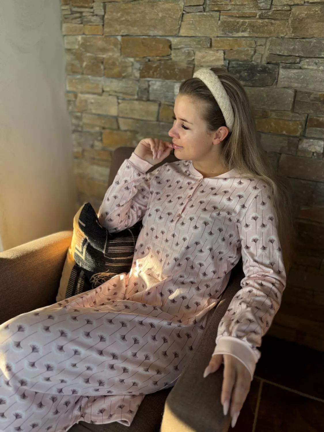 Calida 33156 Midnight Flowers Nattkjole