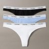 Calvin Klein Tong 3PK - Black/White/Frozen