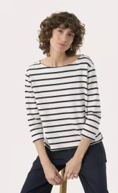 NelaPW TS - Dark Navy Stripe