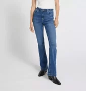 PZBECCA UHW Bootcut Leg - Medium Blue