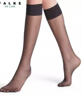 Falke Pure Matt 20 Knestrømpe - Black