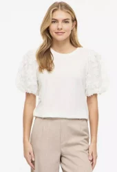 Vionesca o-neck s/s top - Snow White