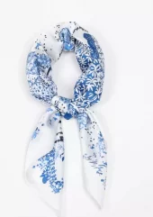 Rosenvinge 902646 Skjerf - Light Blue/White