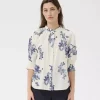 AlmerasPW Shirt - Blue Shadow Flower Print