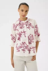 AlmerasPW Shirt - Pink Shadow Flower Print