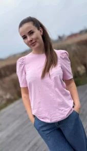 FQFENJA-Puff T-shirt - Sweet Lilac