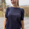 FQFenja - puff t-shirt - Navy Blazer