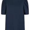 FQFenja - puff t-shirt - Navy Blazer