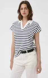 PfiaIW Polo T-Shirt - Maritime Slim Stripe
