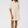 BerritPW Dress - Neutral Stripe