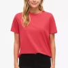 Vinora S/S t-shirt - Hibiscus