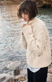 CHANNAPW PULLOVER - Whitecap Melange