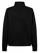 FQKATIE-PULLOVER High roll neck - Black