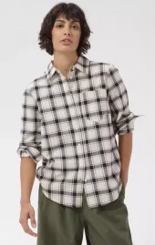 YANAPW SHIRT COL Dark Navy/Mole