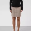SLKINABALU SKIRT - Nightsky Brown Check