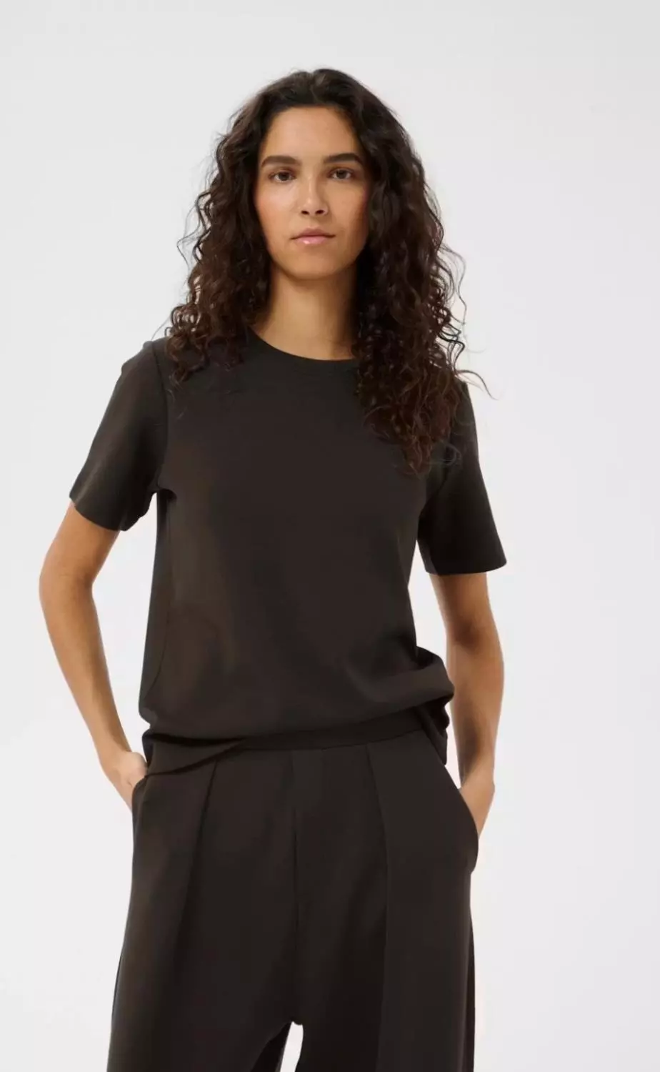 VINCENTIW KARMEN T-SHIRT - Chocolate Brown