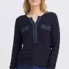 PZSara Denim Mix Knit - Dark Sapphire