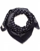 CelestaPW Scarf - Dark Navy Dot