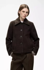 Hendrix Short Jacket - Chocolate Brown
