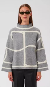 SLSorea Mono Pullover - Grey Melange