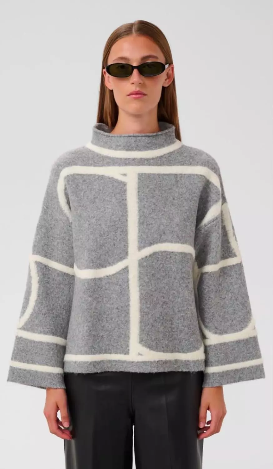 SLSorea Mono Pullover - Grey Melange