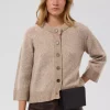 SLIdalia Cardigan - Walnut melange