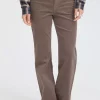 PZSally UHW Pant Bootcut - Walnut