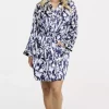 Damella 90155 Morgenkåpe -Deep Blue