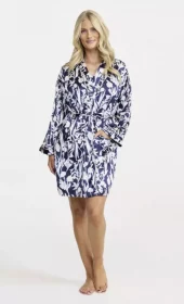 Damella 90155 Morgenkåpe -Deep Blue