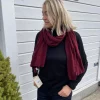 Tif Tiffy Ttdk Scarf - Burgundy