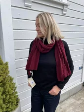 Tif Tiffy Ttdk Scarf - Burgundy
