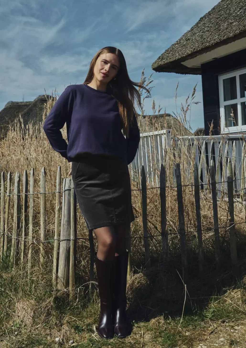 FQCORDY- SKIRT - Black
