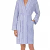 Ralph Luren LRL Kimono Wrap Robe - Blue Stripe