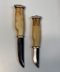 Kniv w109 Dobbelkniv masur og reinhorn 9,5 og 6,2 cm