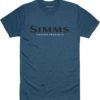 Simms Logo T-shirt Steel blue