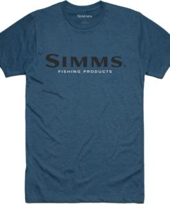 Simms Logo T-shirt Steel blue
