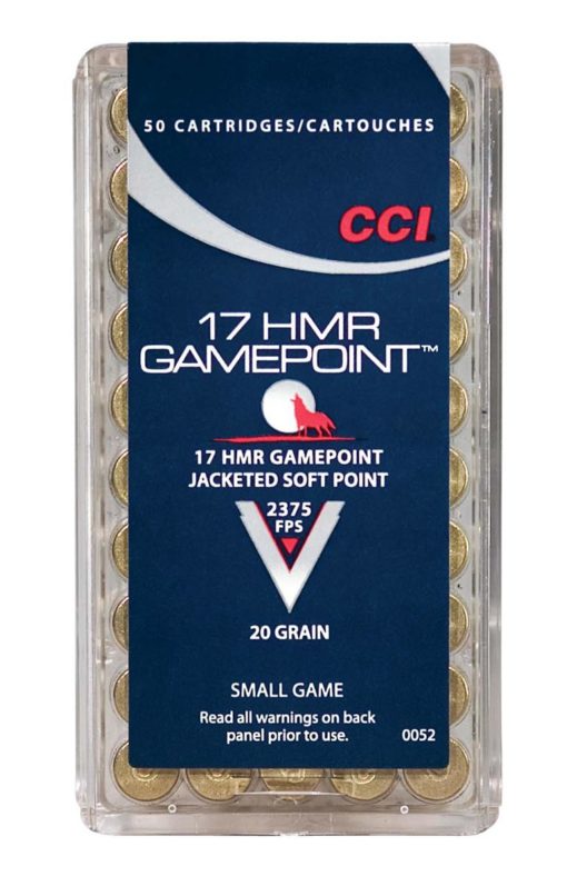 CCI 17 HMR GAME POINT 20 GR. SP (50 pk.)