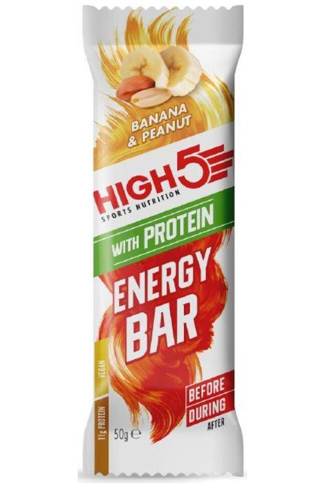HIGH5 EnergyBar Protein Peanøtt/Banan